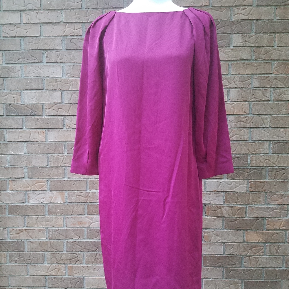 Massimo Dutti New Fuchsia Dress